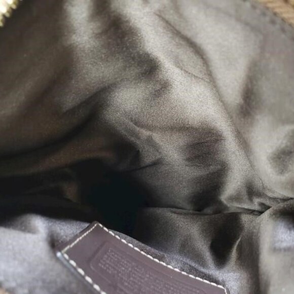 Coach Signature Collection Shoulder Bag Crossbody Swingpack Khaki Brown - Picture 5 of 5